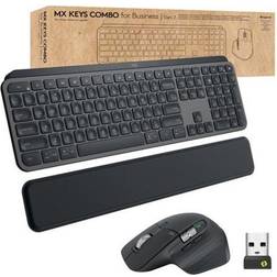 Logitech 920-010927 Keyboard Mouse Included Office RF Wireless Bluetooth AZERTY French Graphite