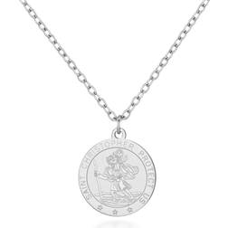 Philip Jones St Christopher Necklace - Silver