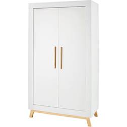 Schardt Armoire Bébé 2 Portes Bois Miami L 108 x H 195 x P 53 cm