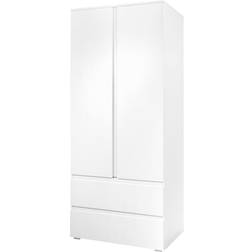 Image 60A 2 Portes Battantes 2 Tiroirs L80 x H191 x P55 cm