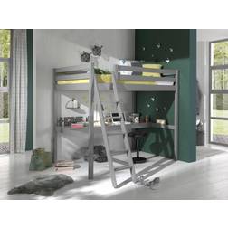 Vipack Lit Mezzanine Pino 140x200 cm