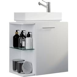 VCM 2-Pièces Ensemble Meubles Salle De Bain Lavabo Petit Étroit Hausa