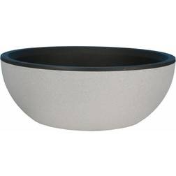 RIVIERA Plant Pot Granite Light Grey Ø 40 cm Stone
