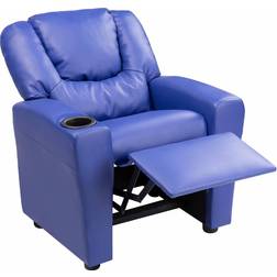 Naomi Home Suri Push Back Recliner Chair with Footrest & Cup Holders