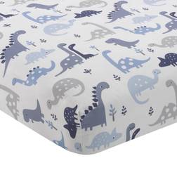 Bedtime Originals Bedtime Originals Roar Blue/Gray/White Dinosaur Baby Fitted Crib Sheet Crib