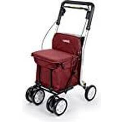 Carlett Flex Shopping Rollator 'Carry' x rot x