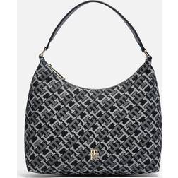 Tommy Hilfiger Iconic Denim-Jacquard Shoulder Bag