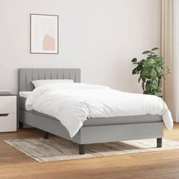 vidaXL 80x200 stof Kontinentalseng