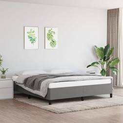 vidaXL 180x200 stof Sengeramme