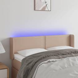 vidaXL LED cappuccino Sänggavel