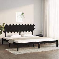 vidaXL Bed Frame Black Bettrahmen