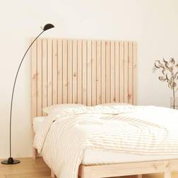 vidaXL Väggmonterad 140x3x110 massiv furu Sänggavel