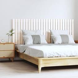 vidaXL Väggmonterad 159,5x3x60 furu Sänggavel