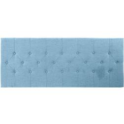 Dkd Home Decor De Cama Azul Madera de Caucho 160 x 7 x 65 cm Cabecero