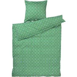 Juna Pleasantly Bed Set 200x220 + 60x63 cm Green Duvet Cover Green (200x140cm)