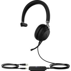 Yealink UH38 Mono Teams Auriculares Inalámbrico y alámbrico Diadema Oficina/Centro de llamadas Bluetooth Negro