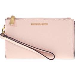 Michael Kors Adele Leather Smartphone Wallet - Soft Pink