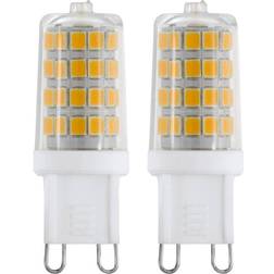 Eglo LED-Leuchtmittel 3 W G9 4000 K in klar, 2er Pack