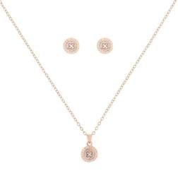 Ted Baker Emillia Mini Button Set - Rose Gold/Transparent