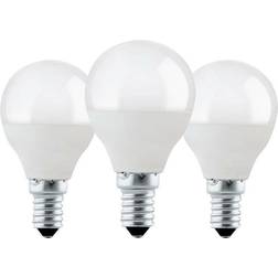 Eglo LED pære E14 P45 4.9W 470LM 3000K OPAL 3 STK E14 Fjernlager, 4-5 dages levering