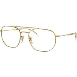 Ray-Ban RB3707 TRANSITIONS Zonnebrillen Arista goud Montuur Helder Glazen 57-20