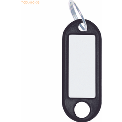Wedo Key Ring Tag With Ring - Black