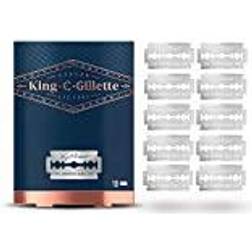 Gillette King C. System Blades för Rakhyvel 10 Blad