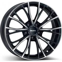 Mak Mark Black Polished 8x17 5/120 ET53 B72.6