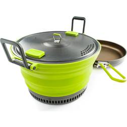 GSI Outdoors Escape Set w. Fry Pan (Grün) Campinggeschirr