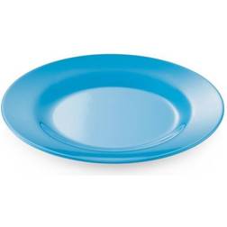 Campingteller SUMMER Melamin 20cm flach blau