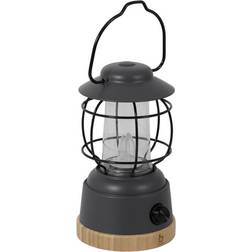 Bo-Camp LED Lantern Sloane Anthracite and Brown