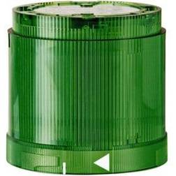 WERMA Flash, série 843, Vert, 24 V c.c. KombiSIGN 70