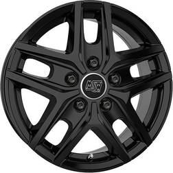 MSW 40 Van Gloss Black 6.5x16 5/118 ET65 B71.1