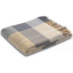 Biederlack Plaid »Britta«, BIEDERLACK, im Karo-Look Filz Braun, Beige, Grau (170x)