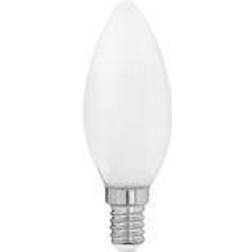 Eglo LED-Leuchtmittel Kerze 7 W E14 in opal, 9,8 cm