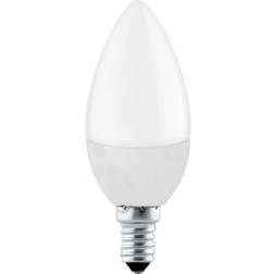 Eglo E14 C37 LED Leuchtmittel 470lm 4,9W 360 2700K warmweiss opal 37x99mm