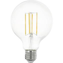 Eglo LED pære E27 G95 8W 1055LM 2700K KLAR KOLLI 4 E27 Fjernlager, 4-5 dages levering