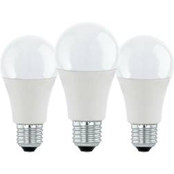 Eglo LED pære E27 A60 8.5W 806LM 3000K OPAL 3 STK E27 Fjernlager, 4-5 dages levering