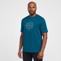 PETER STORM Men's Linear Compass T-Shirt, Blue