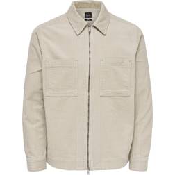 Only & Sons Tim Overshirt, Silver Lining