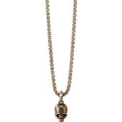 David Yurman Memento Mori Skull Amulet - Gold