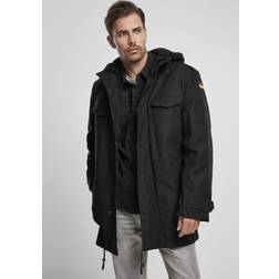 Brandit BW Parka m. Flag (Sort, 2XL)