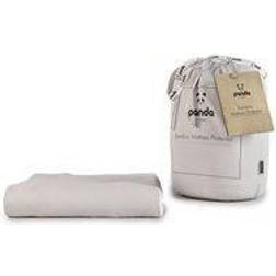 Panda Panda London Bamboo Protector Mattress Cover White