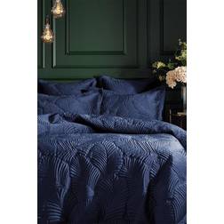 Paoletti Paoletti Palmeria Quilted Super Duvet Cover Blue
