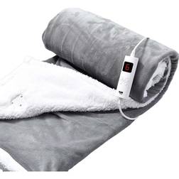 GlamHaus Heated Blankets Grey