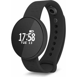 Aquarius Water Resistant Smart Watch with OLED Display & Bluetooth, Black