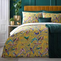 Laurence Llewelyn-Bowen Sateen 200 Thread Count Duvet Cover Yellow