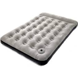 Hi Gear Deluxe Double Air Bed with Built-in Foot Pump and Raised Pillow