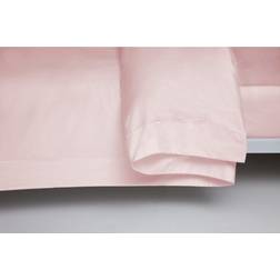 Belledorm Polycotton Percale 200 Thread Count Valance Sheet Pink, Brown