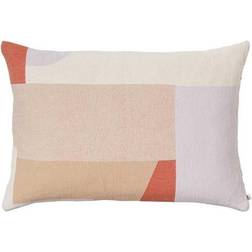 Broste Copenhagen Pyntepuder KARLA Pudebetræk Orange, Beige (60x40cm)